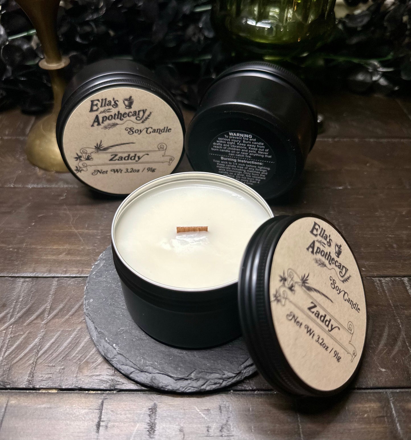 Zaddy - 3.4oz Travel Tin Candle