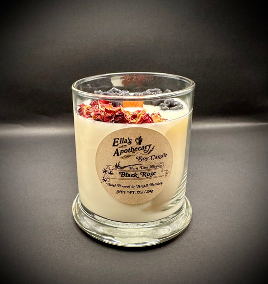 Black Rose - 9oz Decorative Soy Candle