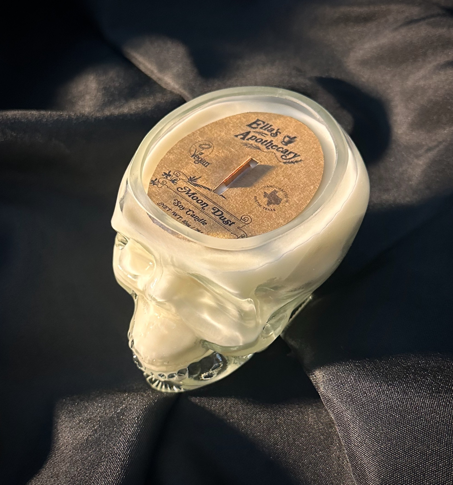 Moon Dust - 10oz Skull Candle