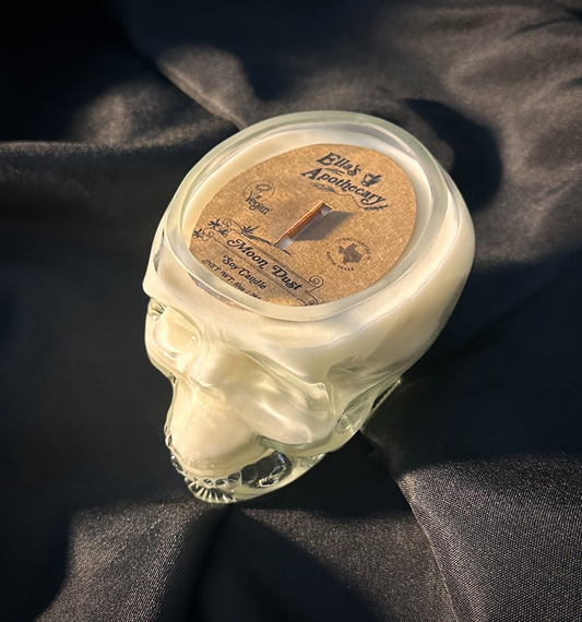 Moon Dust - 10oz Skull Candle
